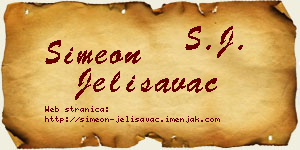 Simeon Jelisavac vizit kartica